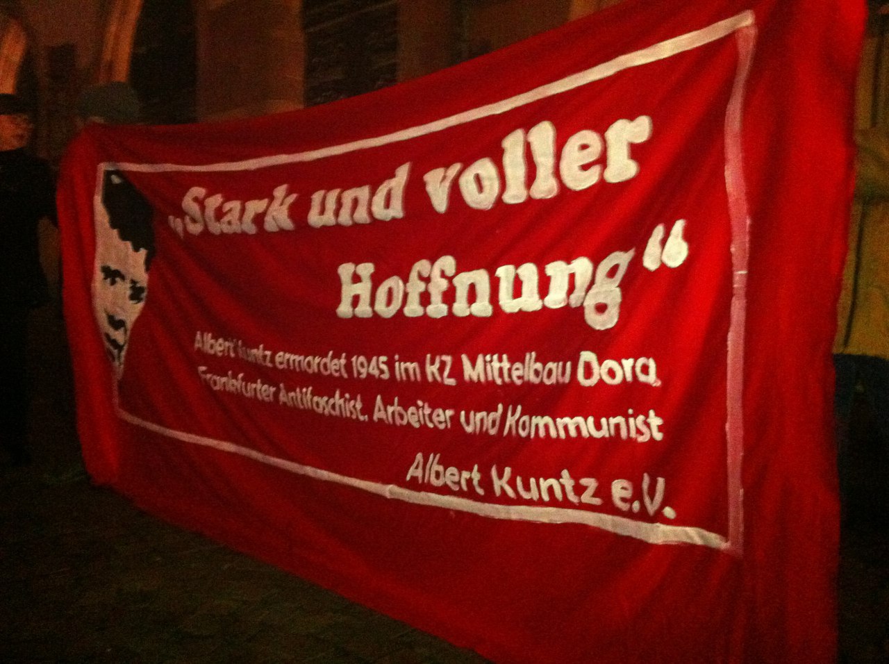 Albert Kuntz Verein Banner